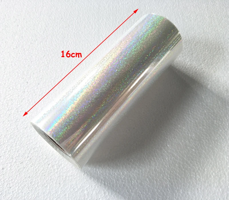 Holographic foil transparent Crystal point pattern stamping foil hot press on paper or plastic transfer film