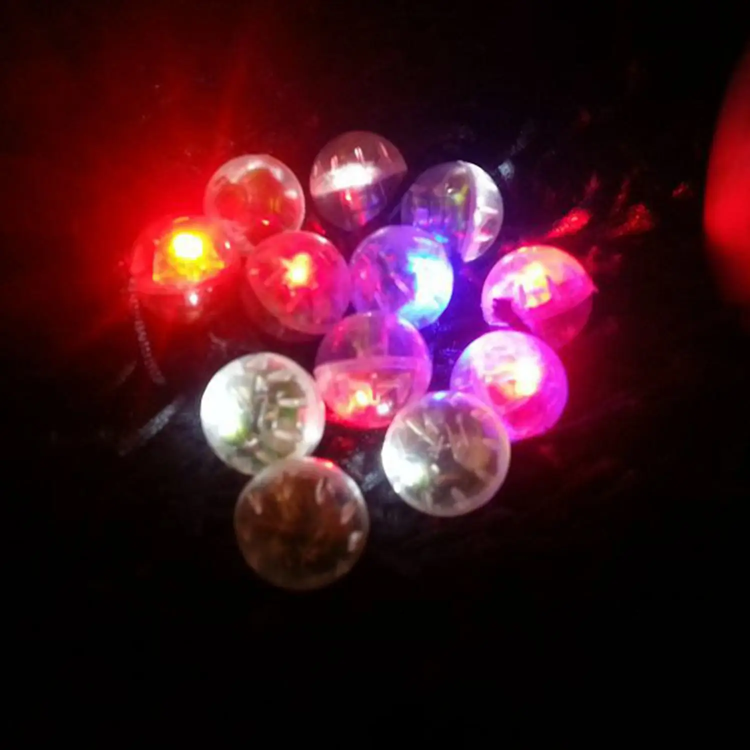 10 шт. мини круглый шар Led шар RGB огни День Святого Валентина вспышки лампы для фонаря Рождество Хэллоуин Свадебная вечеринка Decorat
