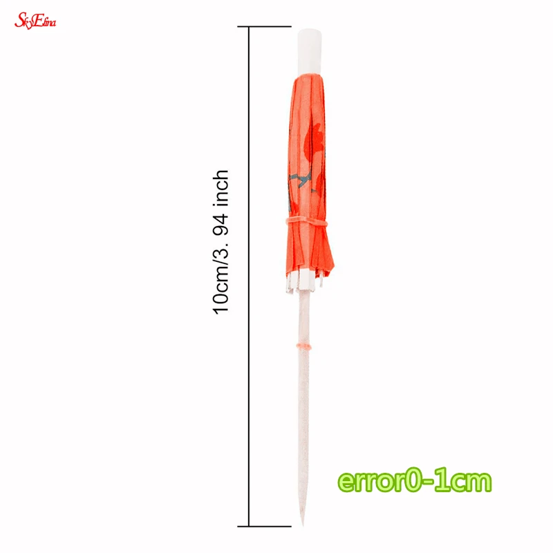 50 шт. оригинальные бамбуковые палочки в форме зонта|Украшения своими руками для