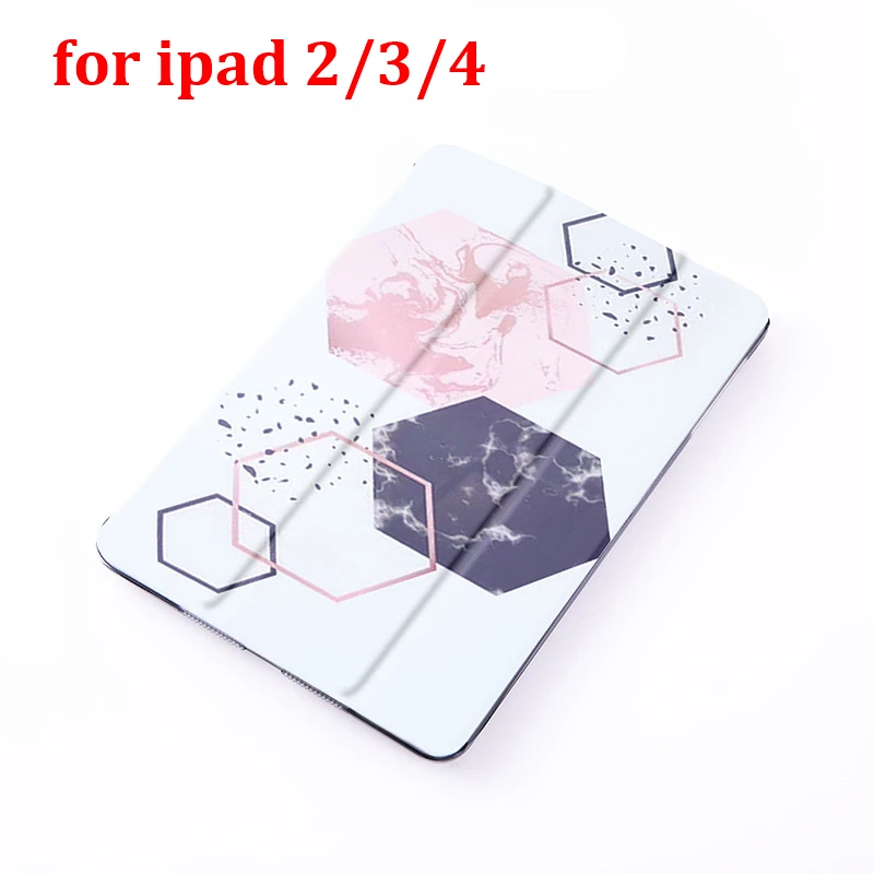 for ipad 2 3 4 Мрамор печати кожаный чехол для iPad 9," из искусственной кожи с подставкой и жесткий PC задняя крышка чехол для iPad 2/3/4 Защитный чехол Крышка - Цвет: for ipad 2 3 4