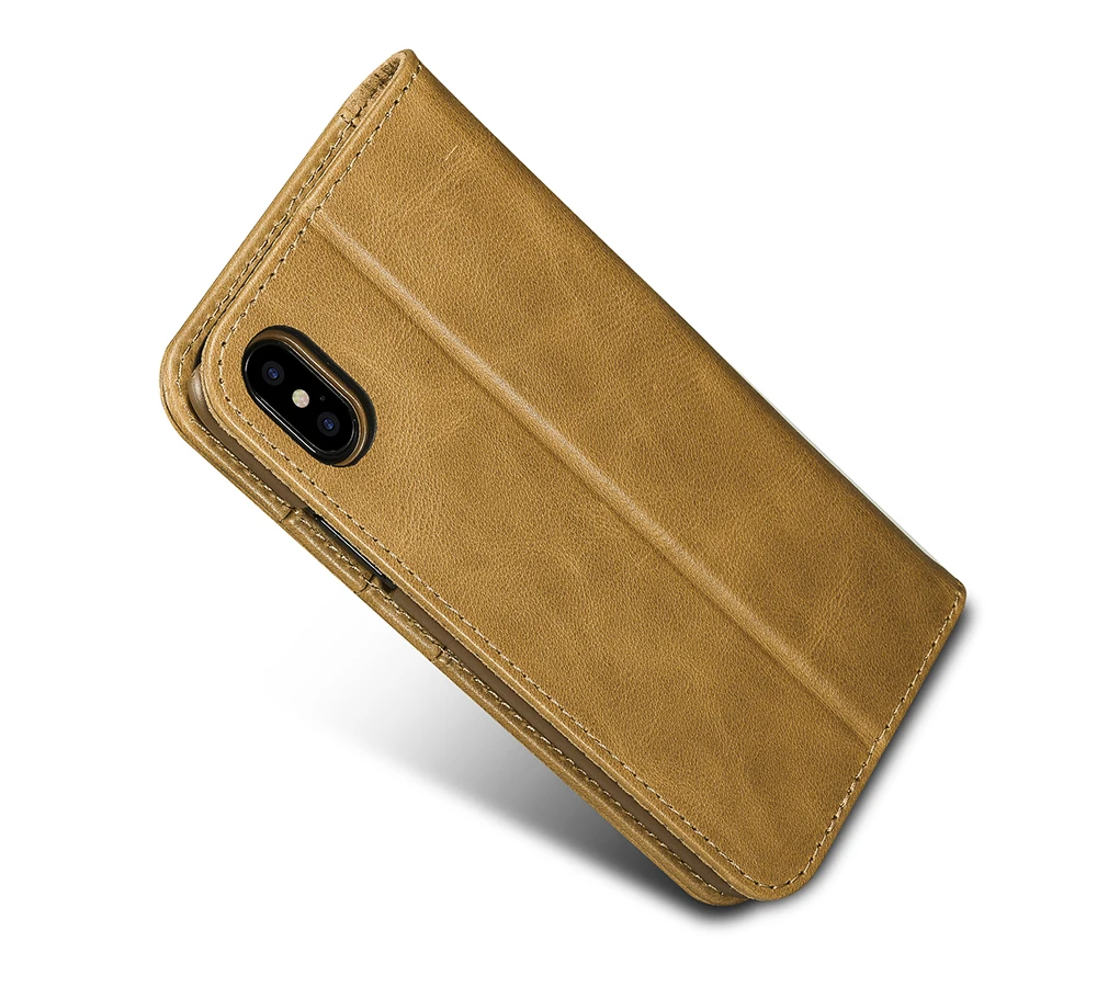 Чехол-кошелек XOOMZ из натуральной кожи для iPhone XS MAX, роскошный винтажный Магнитный флип-чехол, чехол для телефона s для iPhone X, чехол