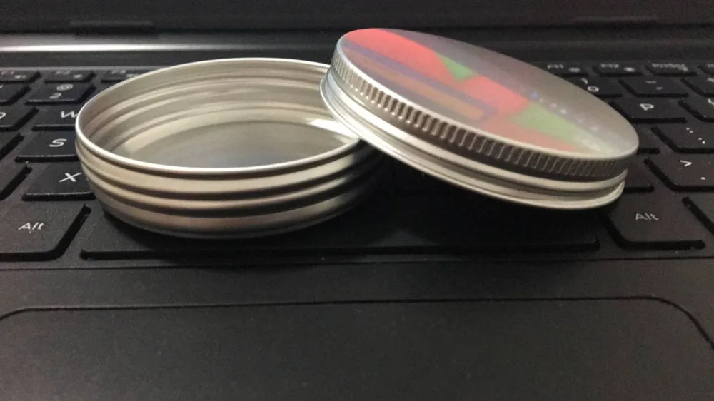Free shipping 30g 40g flat empty aluminum cosmetic cream jars 30ml 40ml tin cans 64*17mm | Красота и здоровье