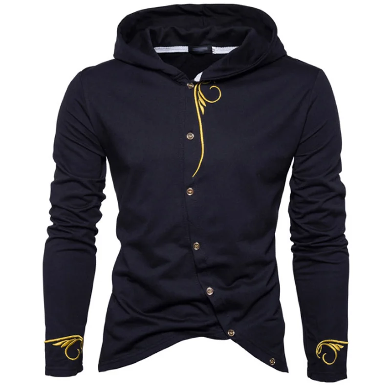 Мужские толстовки 2018 осень Sudaderas Hombre хип хоп мужские s бренд сшивание кардиган с