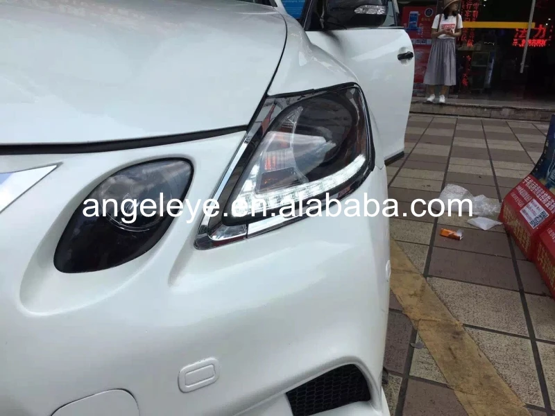 Для Lexus GS300 GS350 GS430 GS450 полоса 2006 2011 года светодиодный ная передняя фара SN|lexus gs300|lexus