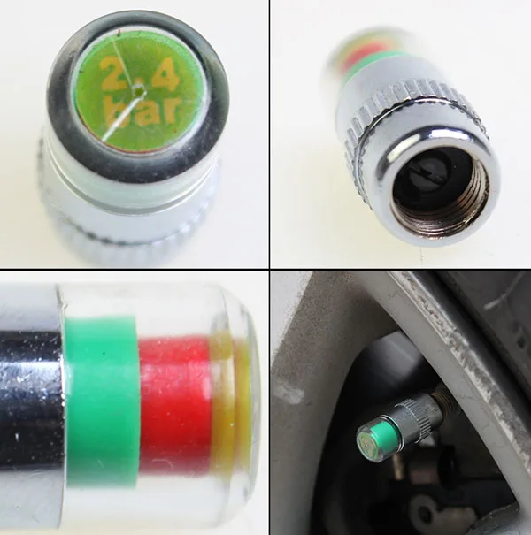 4 x предостережение безопасности монитор давления воздуха оповещение колесо шины