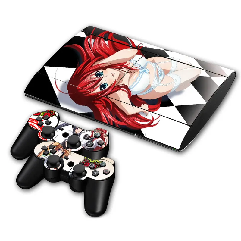 Виниловая наклейка для PS3 Slim 4000 PlayStation 3 приставка и контроллеры 4000|Наклейки| |