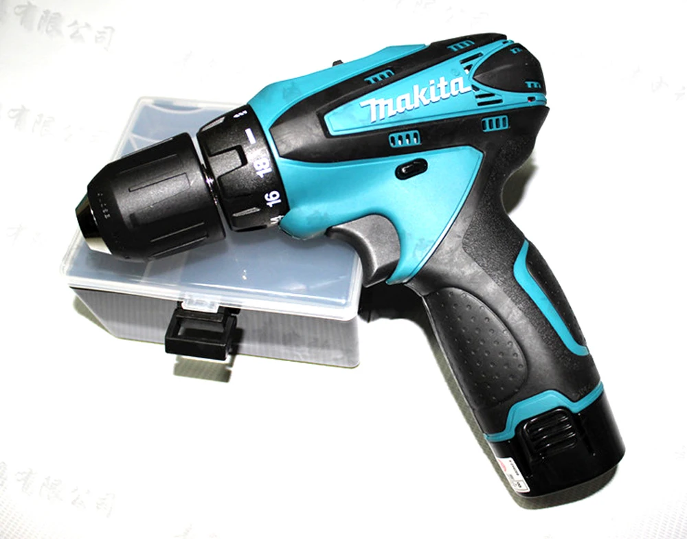 Япония Makita зарядная дрель DF330DWE бытовая электрическая литиевая дрель с контролем скорости шуруповерт