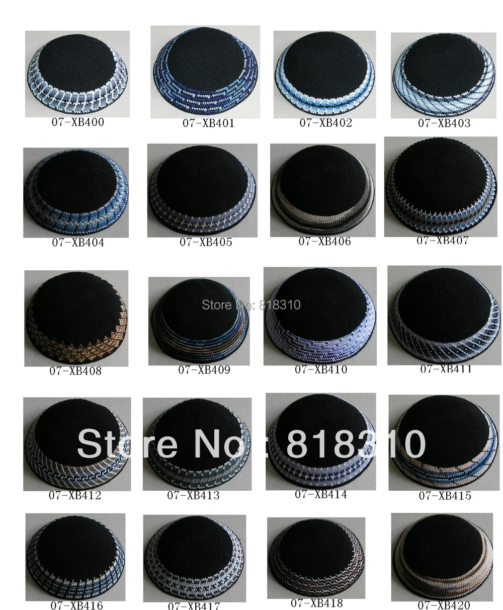 Супер качество ручная работа трикотаж YARMULKE KIPPAH черный лучшая цена за штуку|top