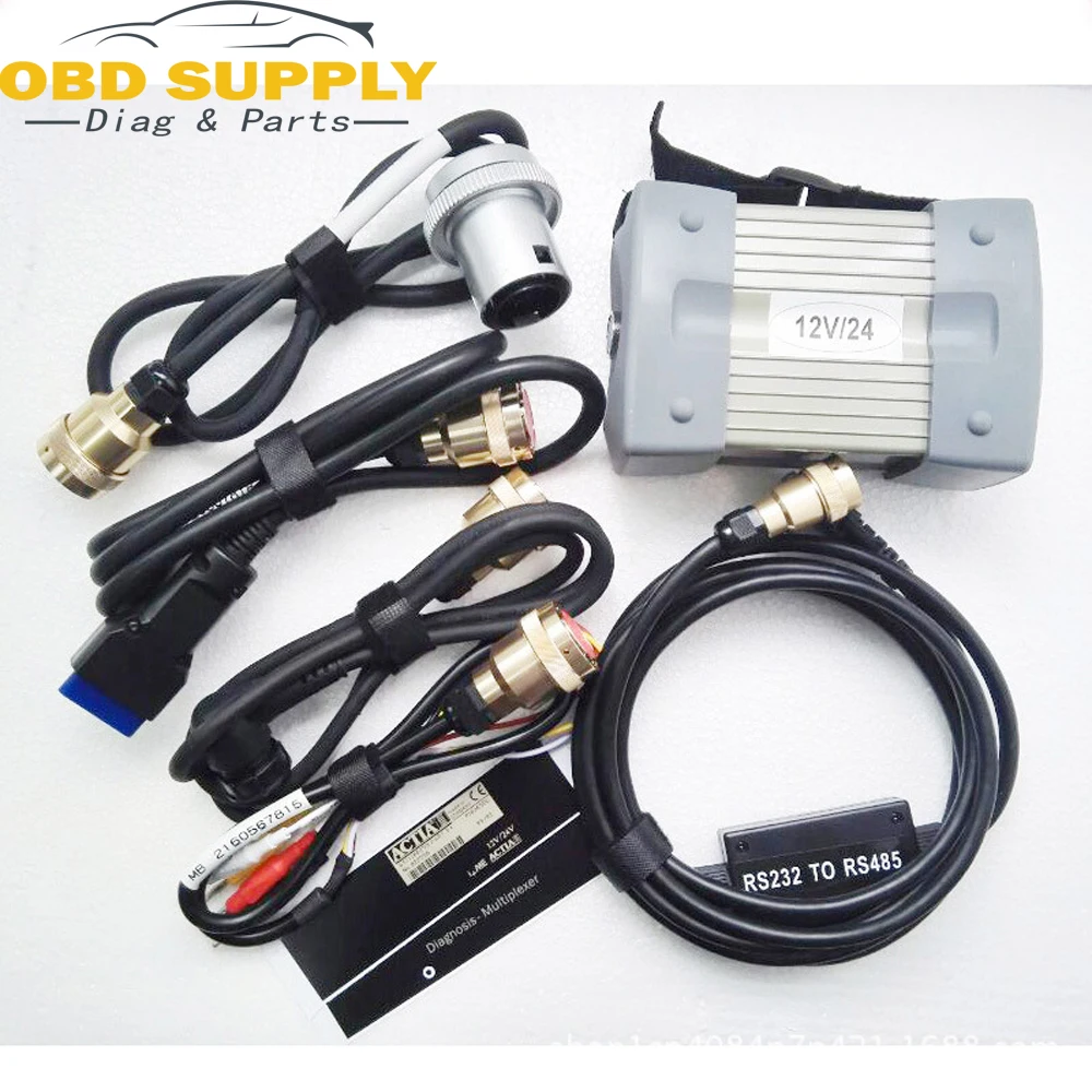 Топ MB STAR C3 OBD2 разъем с 201507 программное обеспечение и полным набором 5 кабель odb2
