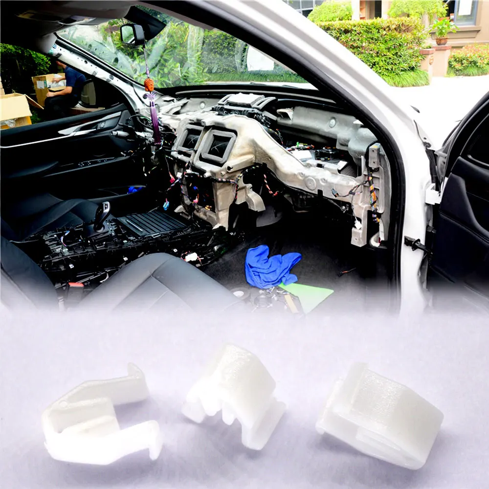 CNIKESIN 50 PCS H19 9 мм отверстие фиксатор автомобильный нейлоновые зажимы щит