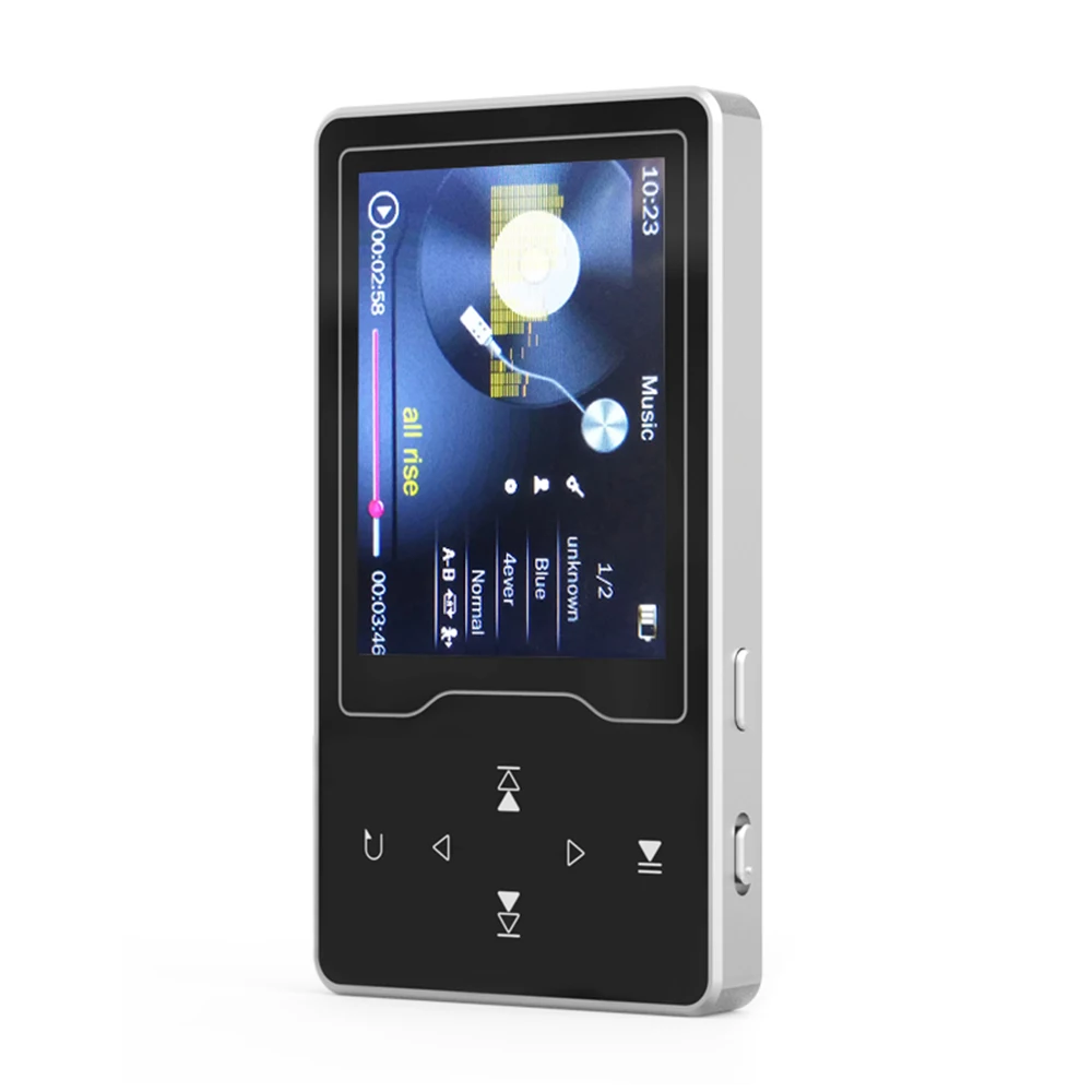 Цифровой плеер ruidu D08 8GB MP3 MP4 с экраном 2,4 дюйма, музыкальный плеер без потерь, аудио-видео плеер, fm-радио, запись, чтение электронных книг