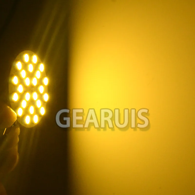 10 шт. G4 LED домашний 24 SMD 5050 24SMD лампа теплый белый автомобильный шкаф лодка