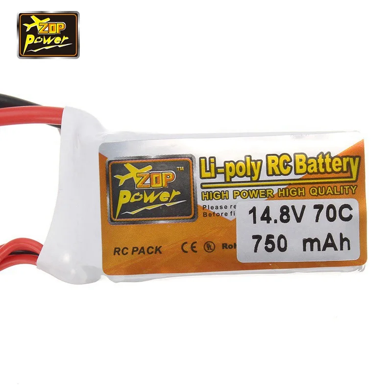 Оригинальный ZOP Power 14 8 в 750 мАч 4S 70C Lipo аккумулятор XT30 разъем коннектор для
