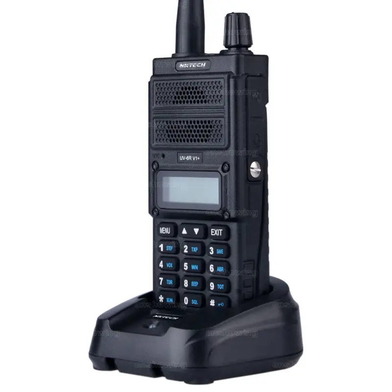 Nktech рации UV-6R V1 + двойной Дисплей Радио VHF/UHF 8 Вт VS Baofeng BF-A55 плюс 1 nktech удаленного