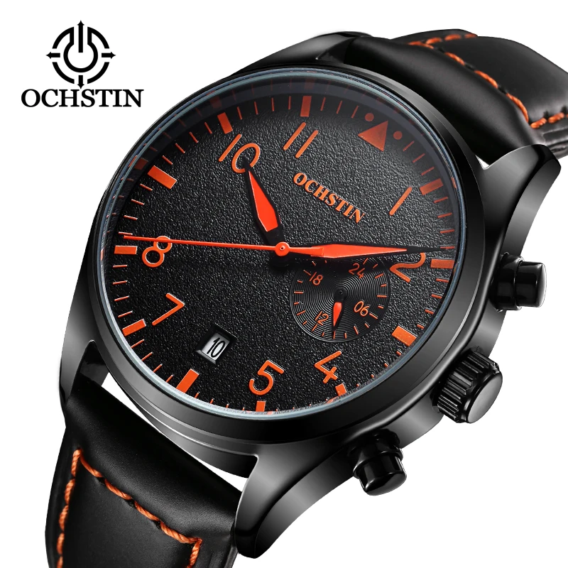 Часы наручные OCHSTIN Мужские кварцевые роскошные брендовые армейские модные