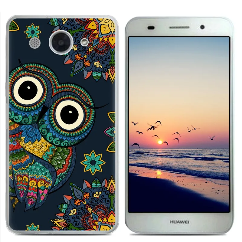 Для Huawei Y3 2017 чехол 5 0 &quotСиликоновые Мягкие Мультяшные из ТПУ для телефона