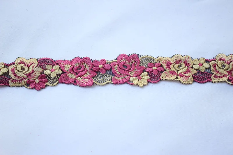 0,984 дюймов 2,5 см wide-3yards/лот Diy ремесло вышитый тюль кружевной отделкой, сетка кружевной отделкой~ красивый~ Высокое качество