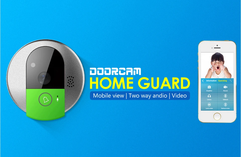 Wifi 720P IP видеодомофон Wi-Fi видео телефон двери дверной звонок Смарт HD дверной звонок камера ИК ночного видения беспроводная камера безопасности