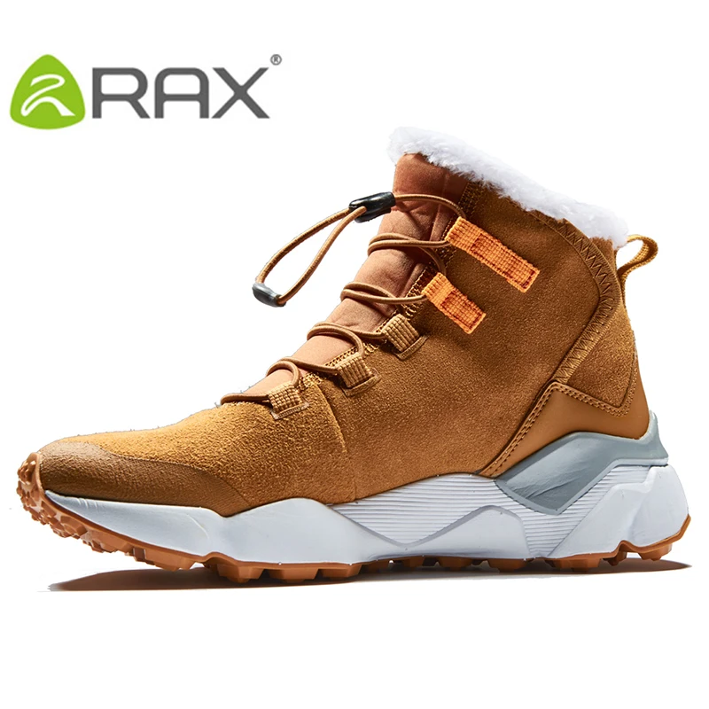 RAX/женские Треккинговые ботинки; зимние ботинки; женская уличная походная обувь; Треккинговая теплая нескользящая обувь; женские ботинки для альпинизма