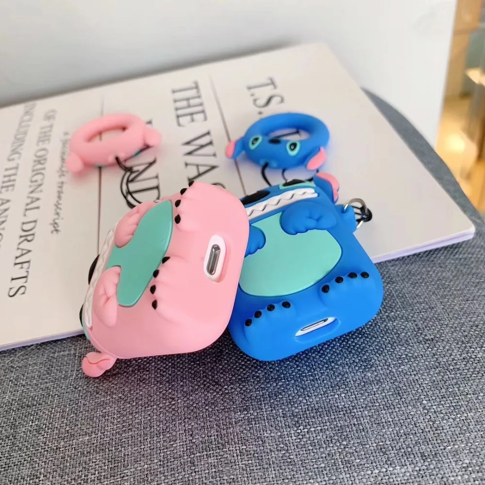 С рисунком героев из мультфильмов силиконовый для Apple IPhone Bluetooth гарнитура Airpods 2 с