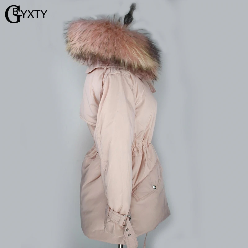 GBYXTY casacas para mujer розовый пуховик для девочек 2018 зимний женский длинный с капюшоном
