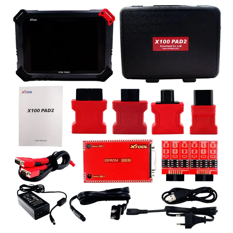 XTOOL X100 PAD2 PRO с KC100 OBD2 авто ключ программист X-100 PAD 2 коррекция одометра WiFi/диагностический инструмент Bluetooth DHL бесплатно