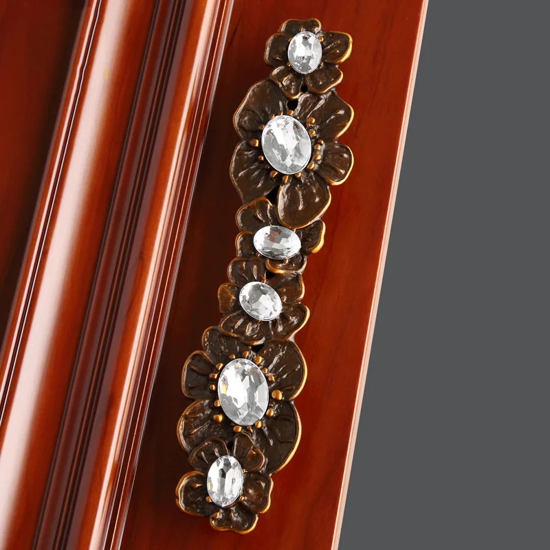 Топ Дизайн 5 шт. Европейский антикварный стиль кухонная дверь мебель ручка шкаф