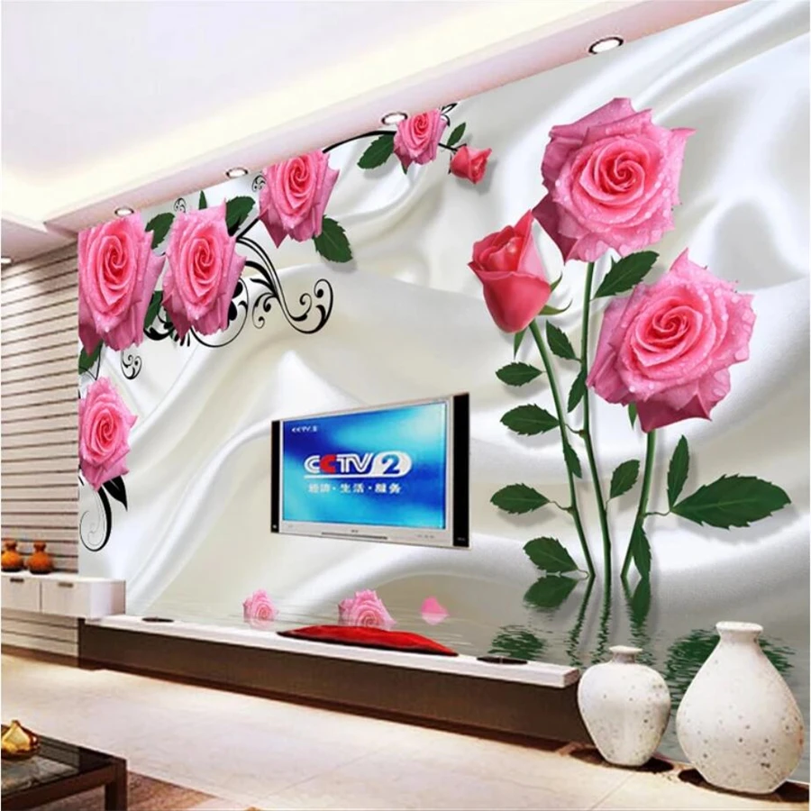 Beibehang пользовательские фото обои 3D Европейская романтическая роза фон Стена