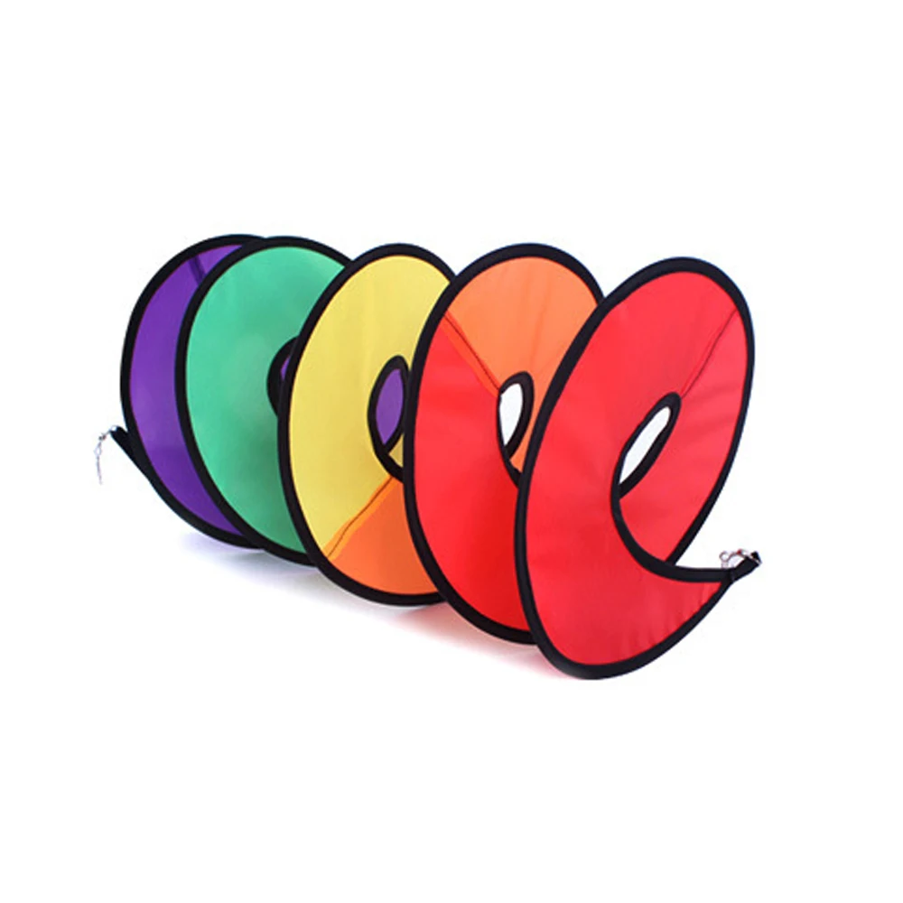 Красочная Спиральная Ветряная мельница нейлоновая Радужная ветряная вертушка