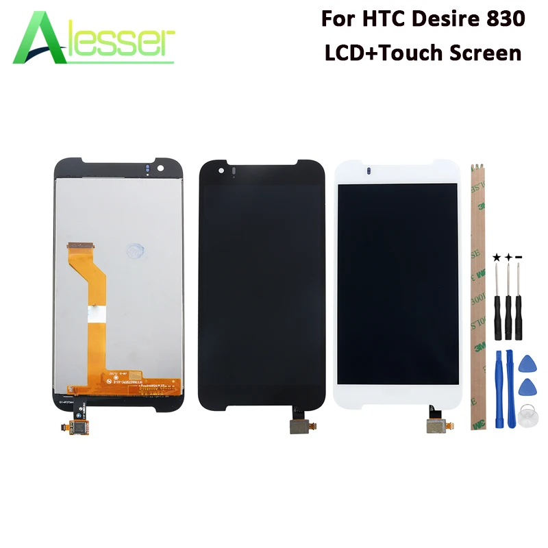 ЖК дисплей Alesser для HTC Desire 830 сенсорный экран 5 дюйма в сборе телефона с двумя sim
