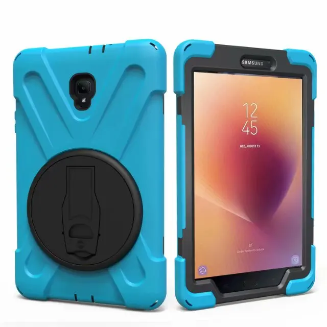 Для samsung Galaxy Tab A 8,0 T380 T385 чехол Amor Defender Cover Гибридный сверхмощный ударопрочный противоударный чехол для планшета - Цвет: Синий