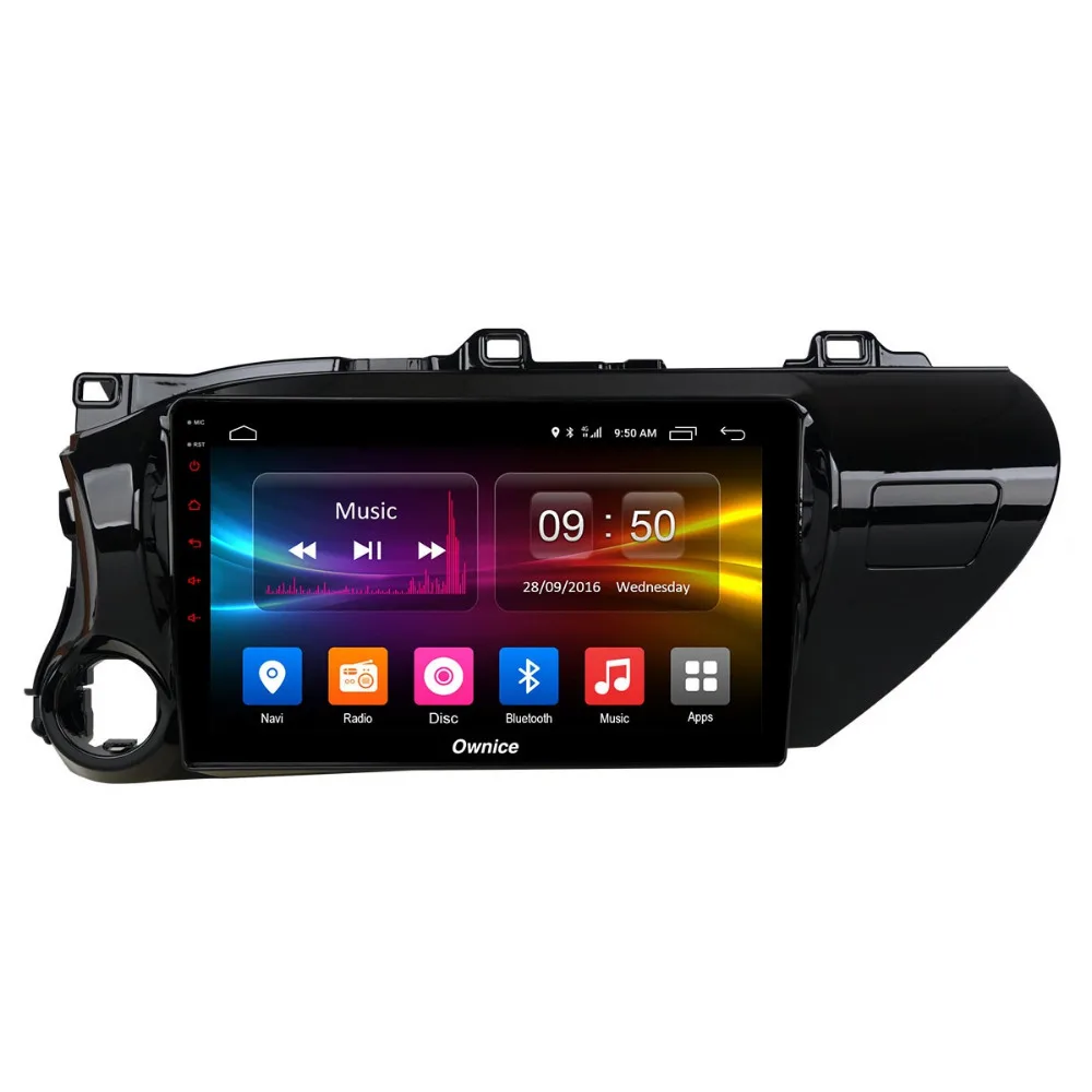 IPS Android 8.1 4G SIM 2GB RAM Car DVD Player RDS Radio Bluetooth 4.1 wifi for Toyota Hilux 2016 2017 2018  Автомобили