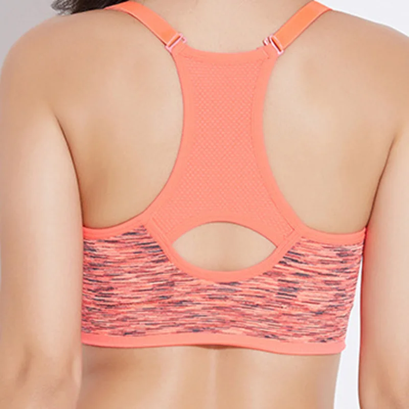 

Hot Women Sports Bra Wireless Strappy Breathable Fitness Padded Bra DO2