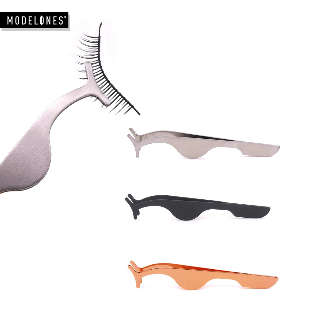 Modelones 1 шт. пинцеты для накладных ресниц инструменты макияжа щипцы завивки и