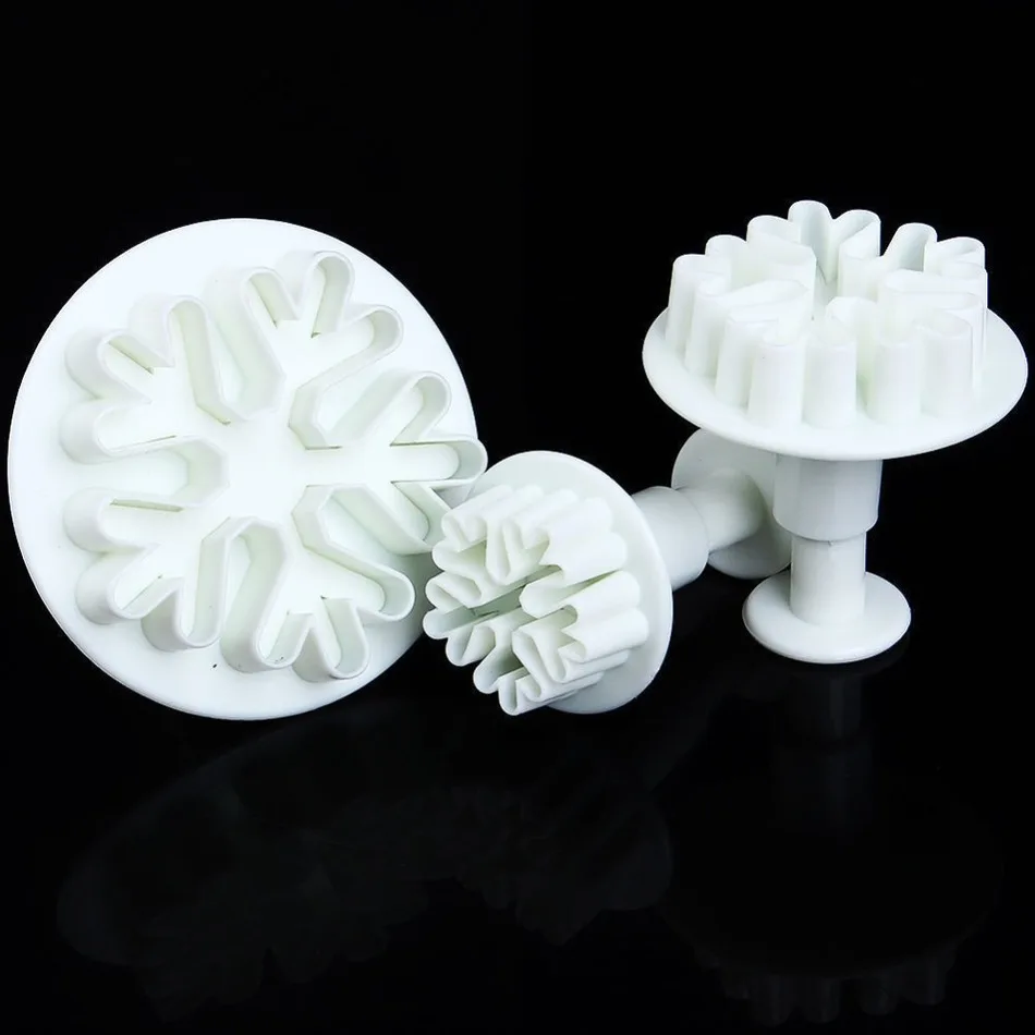 3 шт./компл. торт-Снежинка Форма для вырезания печенья помадки | Дом и сад