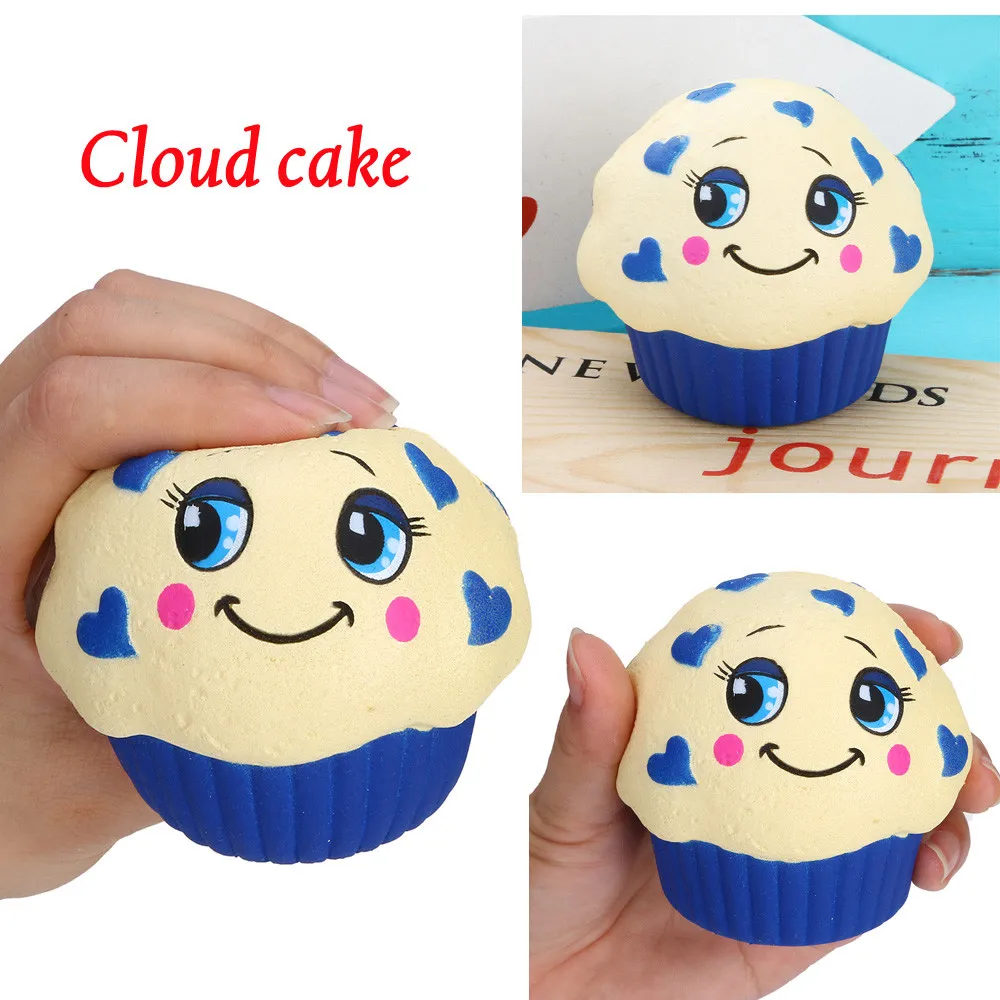 Сжимаемые игрушки Jumbo Yummy Cloud Cake Squeeze stresever Charm Toy Gift yw0417|Игрушки-эспандеры| |