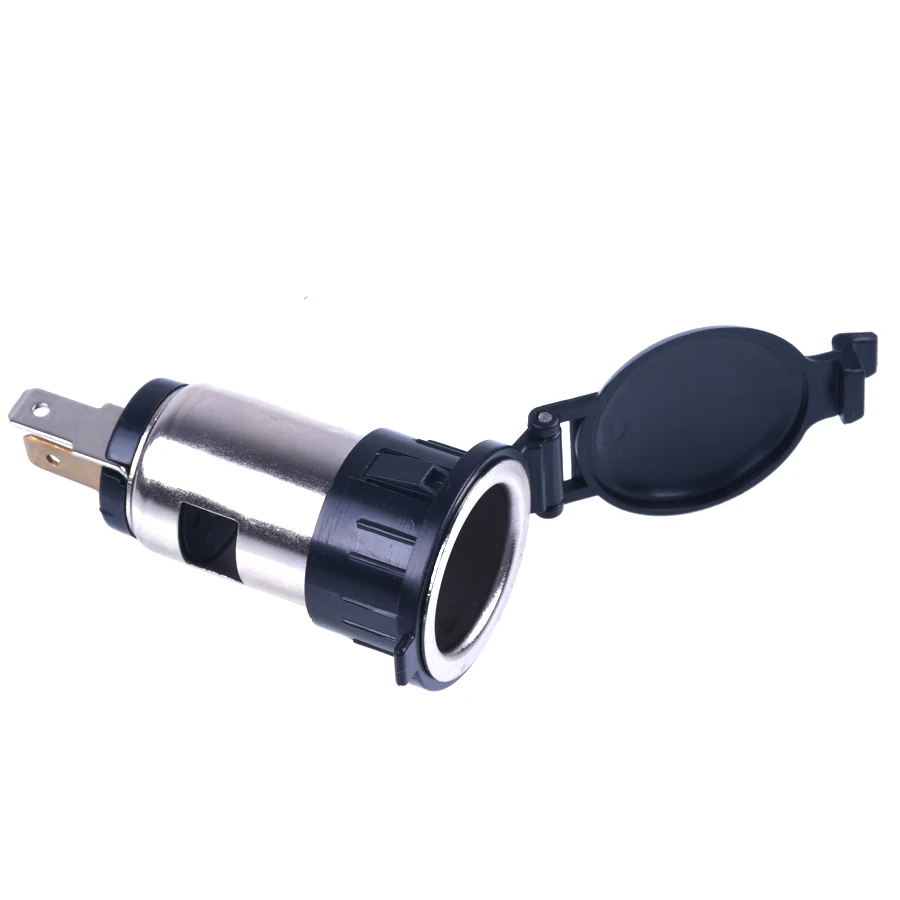 Металлическая розетка для прикуривателя 12 В 24 120 Вт|cigarette lighter female|car outlet12v car socket
