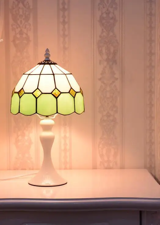 

light Mediterranean dining table lamp simple bedroom bedside table light fashion warm home lighting office lamps DF31