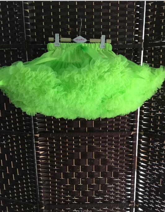 Casual Cute green Ball Gown Hoset Baby Girls Pettiskirt Tutu Ruffle Fluffy Chiffon Soft Princess | Детская одежда и обувь