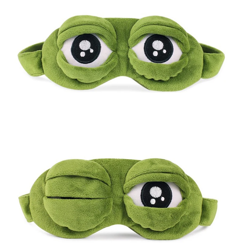 Мультфильм 3D печать спальный маска для глаз прекрасный emoji Nap Средства ухода за