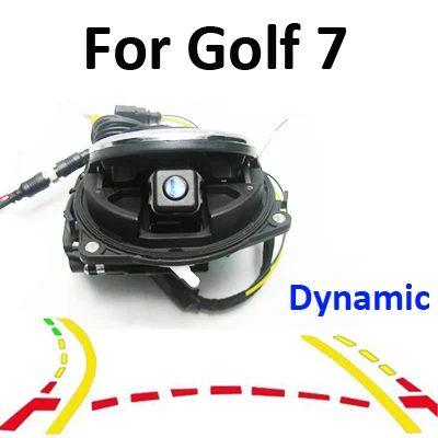 Aycetry CCD HD Автомобильный флип логотип обратный Камера для Volkswagen VW Golf 7/Note 5/6 MK6 Passat B6 CC B7 B8 эмблема заднего вида Камера RGB CVBS - Название цвета: Dynamic Golf 7