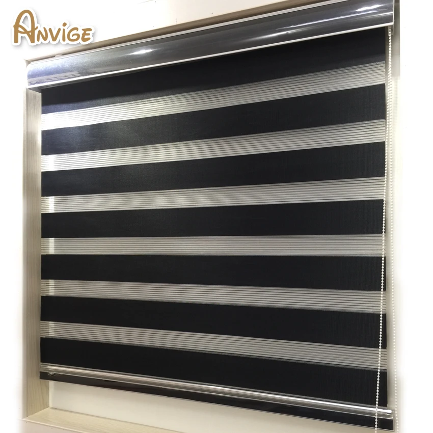 Бесплатная доставка полосатые жалюзи роликовая шторка двухслойные занавески на