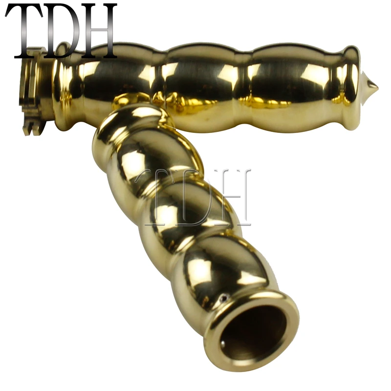 Универсальные мотоциклетные латунные золотые 1 &quotручки на руль 25 мм для Harley Sportster