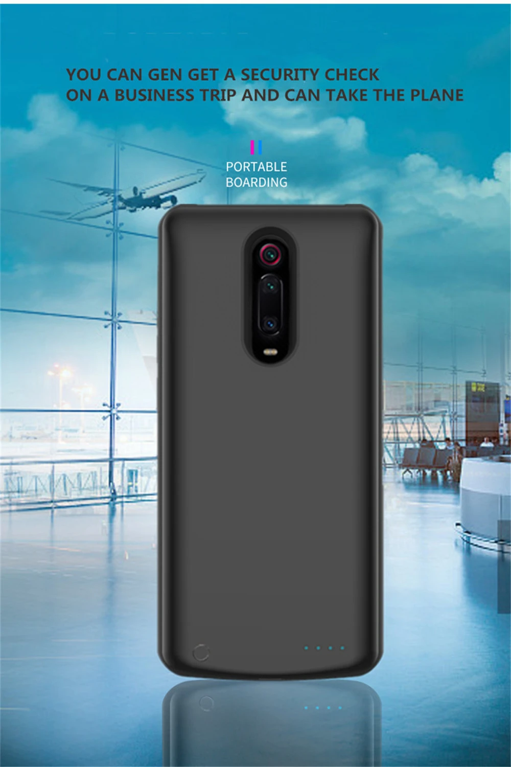 NTSPACE 6500 мАч зарядное устройство чехол для Xiaomi Redmi K20 Pro Портативный Путешествия зарядки Банк питания чехол для Redmi K20 power Case