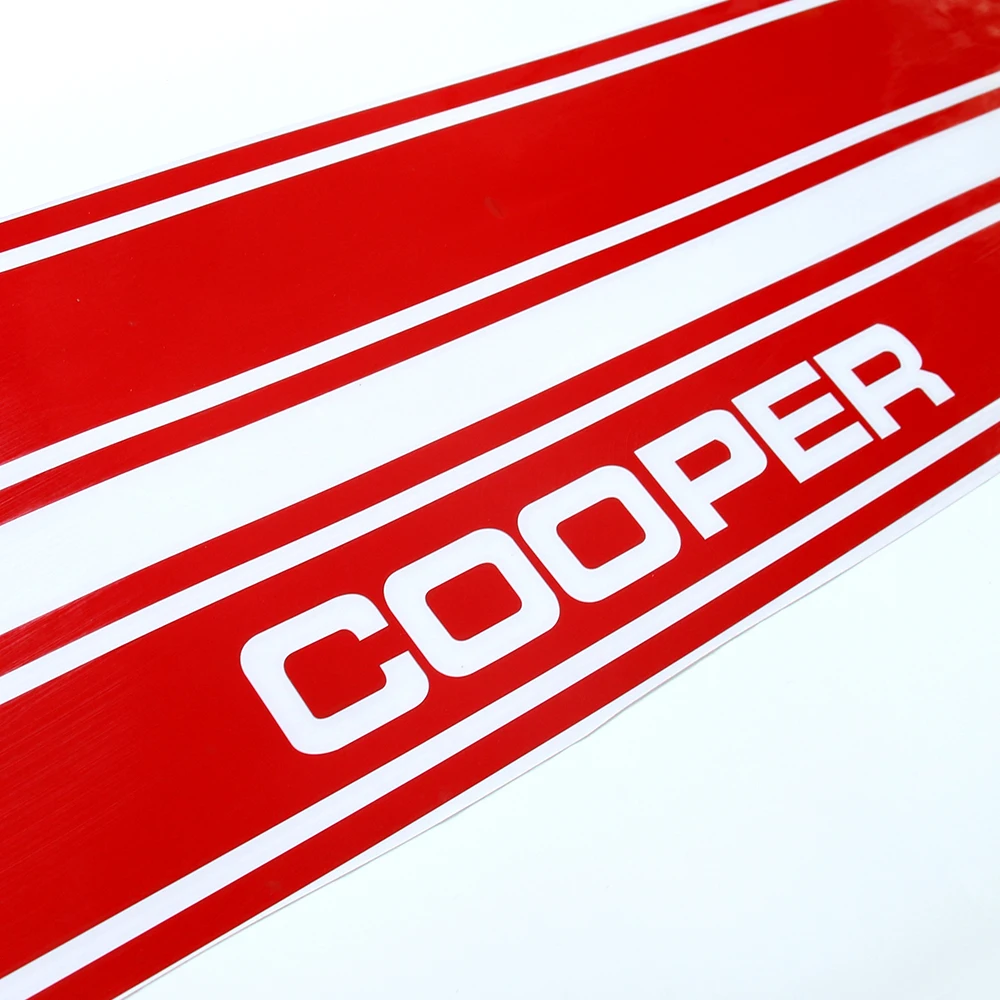 Car Side Skirt Sill Racing stripe Sticker and Decal for BMW MINI Cooper r56 r57 r58 r60 r61 f56 r50 r53 r52 f55 Styling |