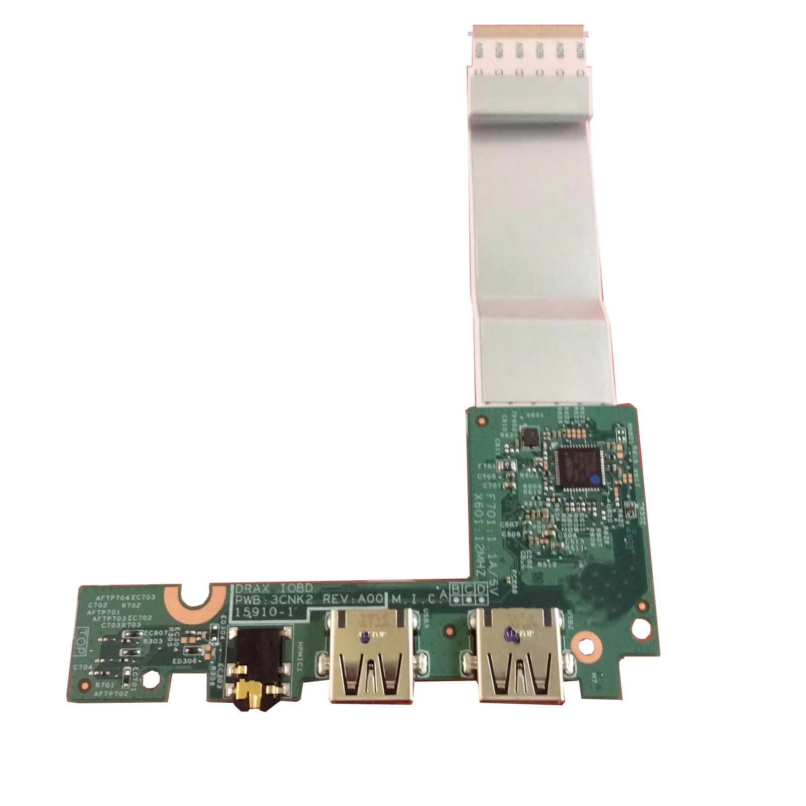 Бесплатная доставка для DELL Inspiron 11 3168 аудиоразъем двойная Плата USB с кабелем тест