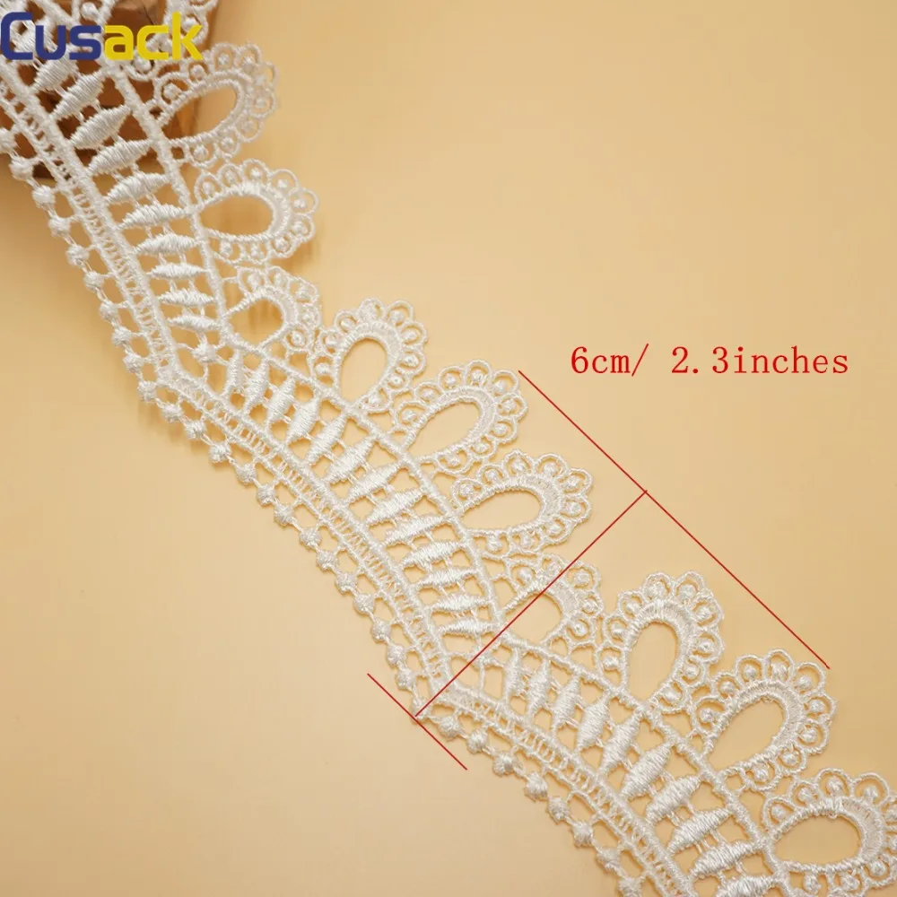 2 ярда 6 см бежевая кружевная лента с отделкой для платьев диванов домашнего