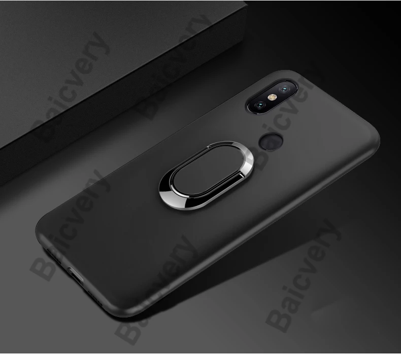 Ультратонкий матовый чехол на палец с магнитным кольцом для UMIDIGI S3 PRO из ТПУ Umidigi Pro