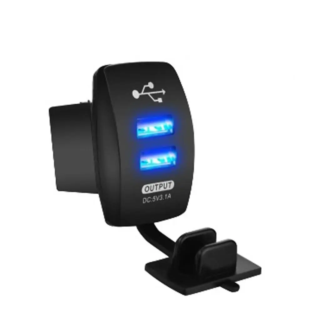 Автомобильное зарядное устройство EE с двумя usb разъемами адаптер питания для