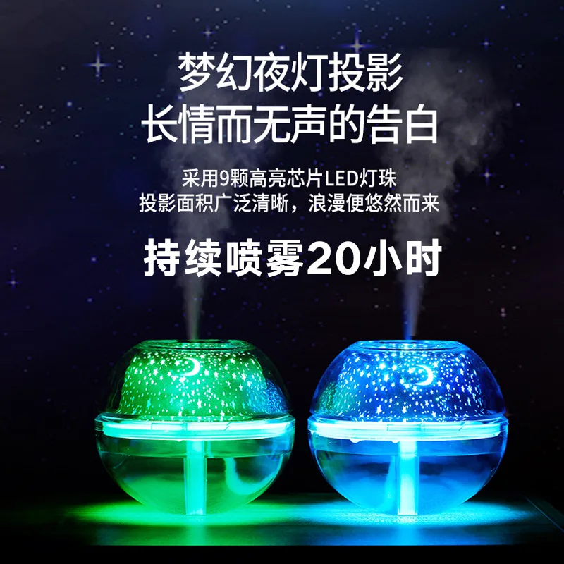 USB mini humidifier ultrasonic LED light atomizing silent spray office dormitory home | Бытовая техника